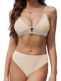 Women's Simple Solid Color Bikini Set