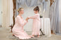Mother daughter pajamas Warm Double-sided Velvet