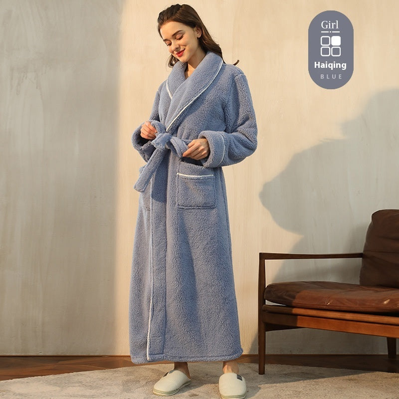 Thickened Cotton Velvet Robe