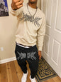 Men's Casual Fashion Round Neck Sweater Sport Pants Suit