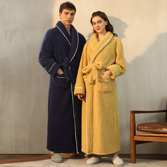 Thickened Cotton Velvet Robe