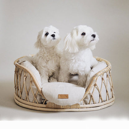 Pet Bed Handmade Woven Pet Bed Sofa For Dogs