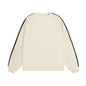 American-style Retro Three-bar Long-sleeved T-shirt For Men