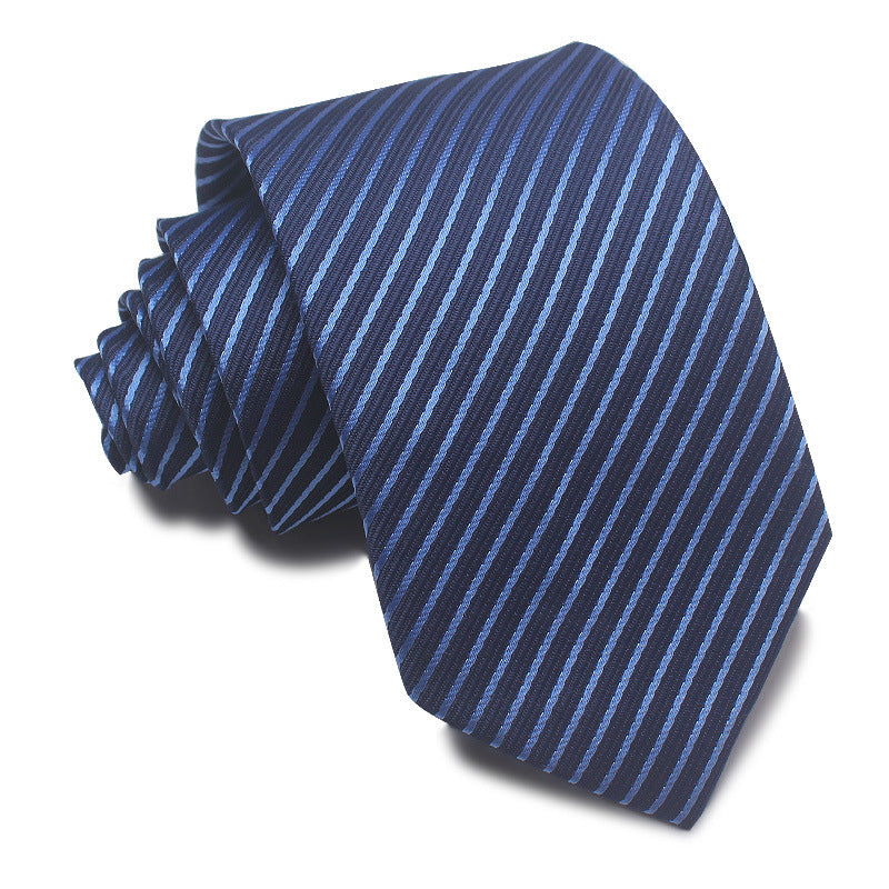 8CM Striped Tie Men's Business Formal