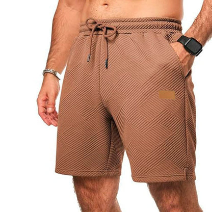 Casual Elastic Waist Drawstring Shorts
