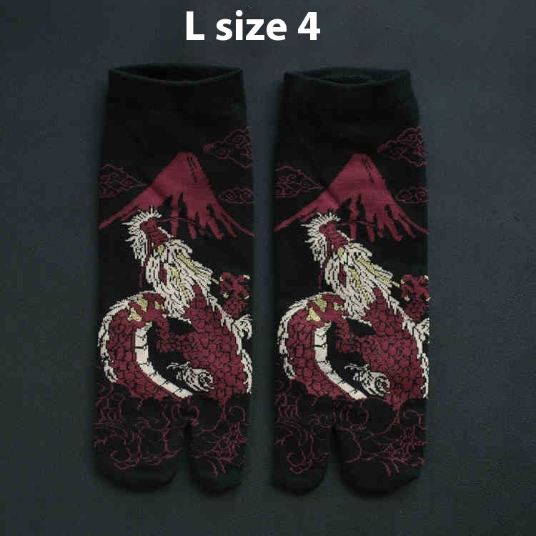 Cotton Two-finger Socks