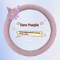 Car Plush Cartoon Steering Wheel Warm Short Plush Grip Cover