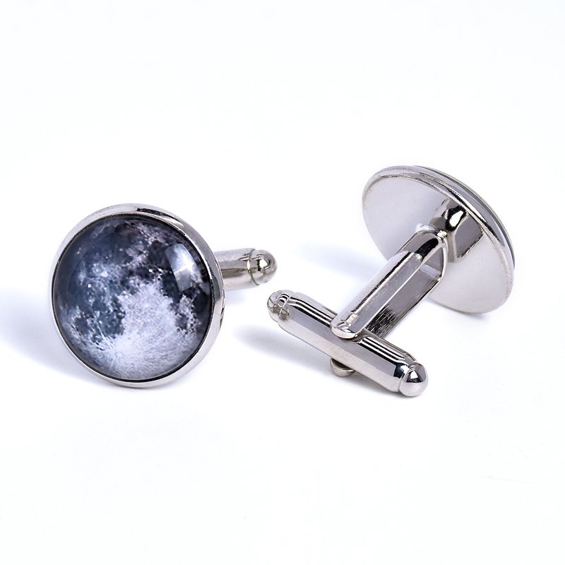 Moon Surface Cufflinks