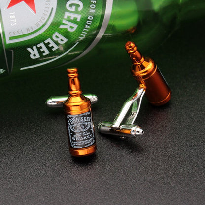 Whisky Bottle Cufflinks
