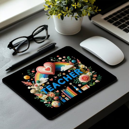 School Teacher Non-Slip Computer Mousepad Mouse Pad