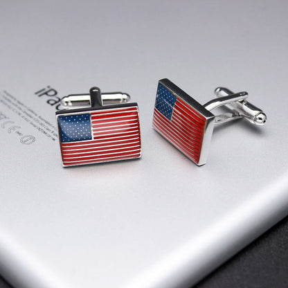 The United States Flag Cufflinks