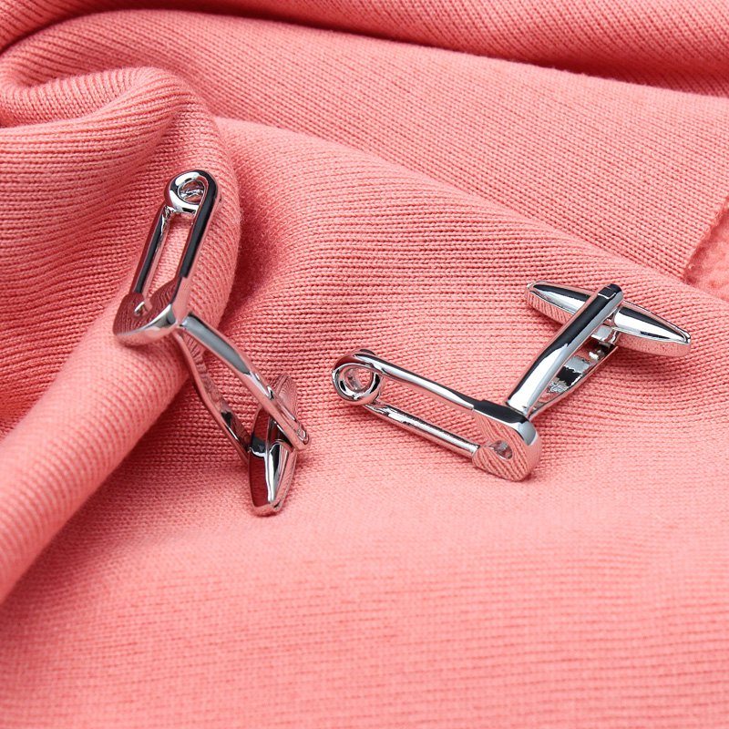 Safety Pin Cufflinks