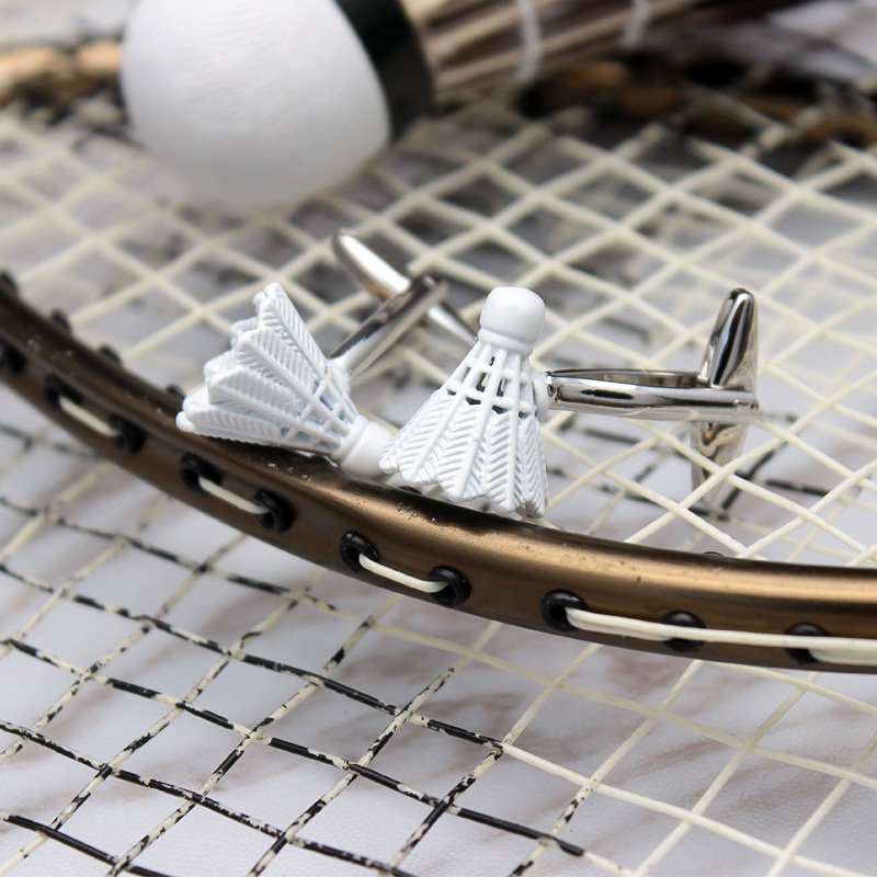 Shuttlecock Cufflinks