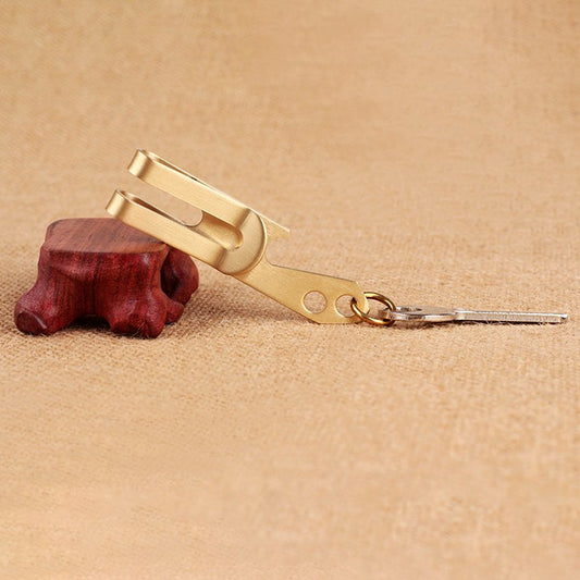 Bottle Opener Money Clip Keychain