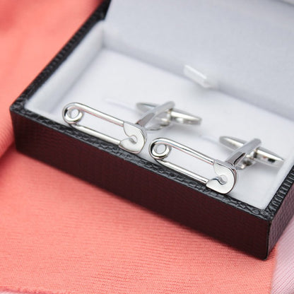 Safety Pin Cufflinks