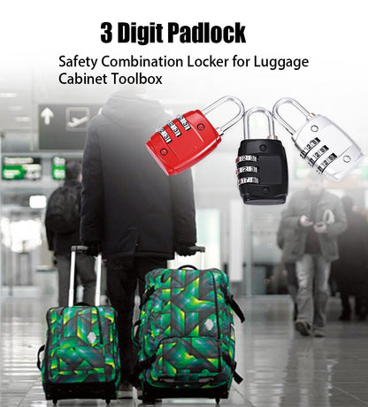 3 Digit Combination Padlock