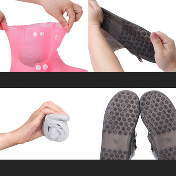 Slip On Transparent Rain Boots