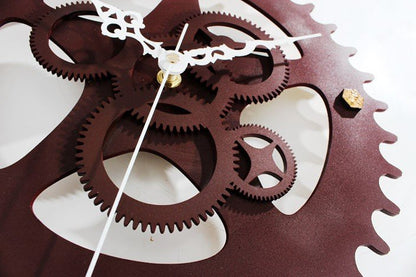 Continental Retro Gear Wall Clock