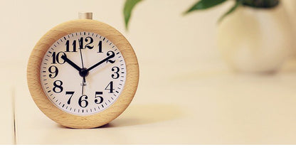 Wooden Luminous Alarm Clock