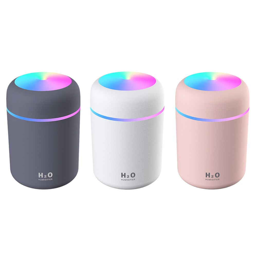 Portable Air Humidifier Mist Sprayer with Colorful Night Light