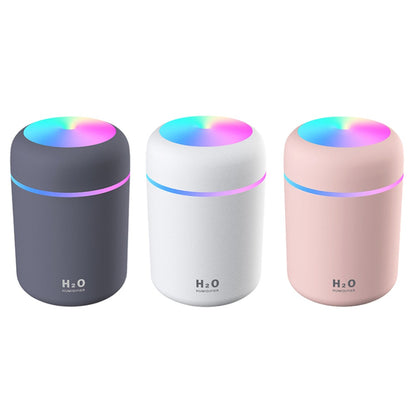 Portable Air Humidifier Mist Sprayer with Colorful Night Light