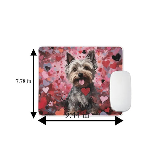 Sweetheart Dog Yorkshire Terrier  Non-Slip Rubber Mousepad