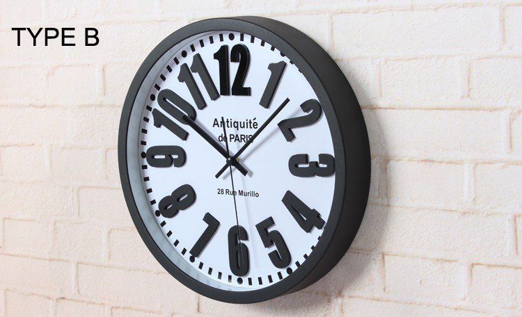 3D Stereoscopic Digital Wall Clock