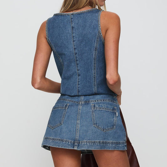 Denim Days Lace-Up Set – Haute Edition 25