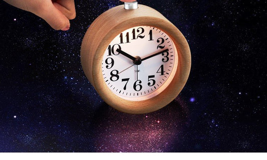 Wooden Luminous Alarm Clock