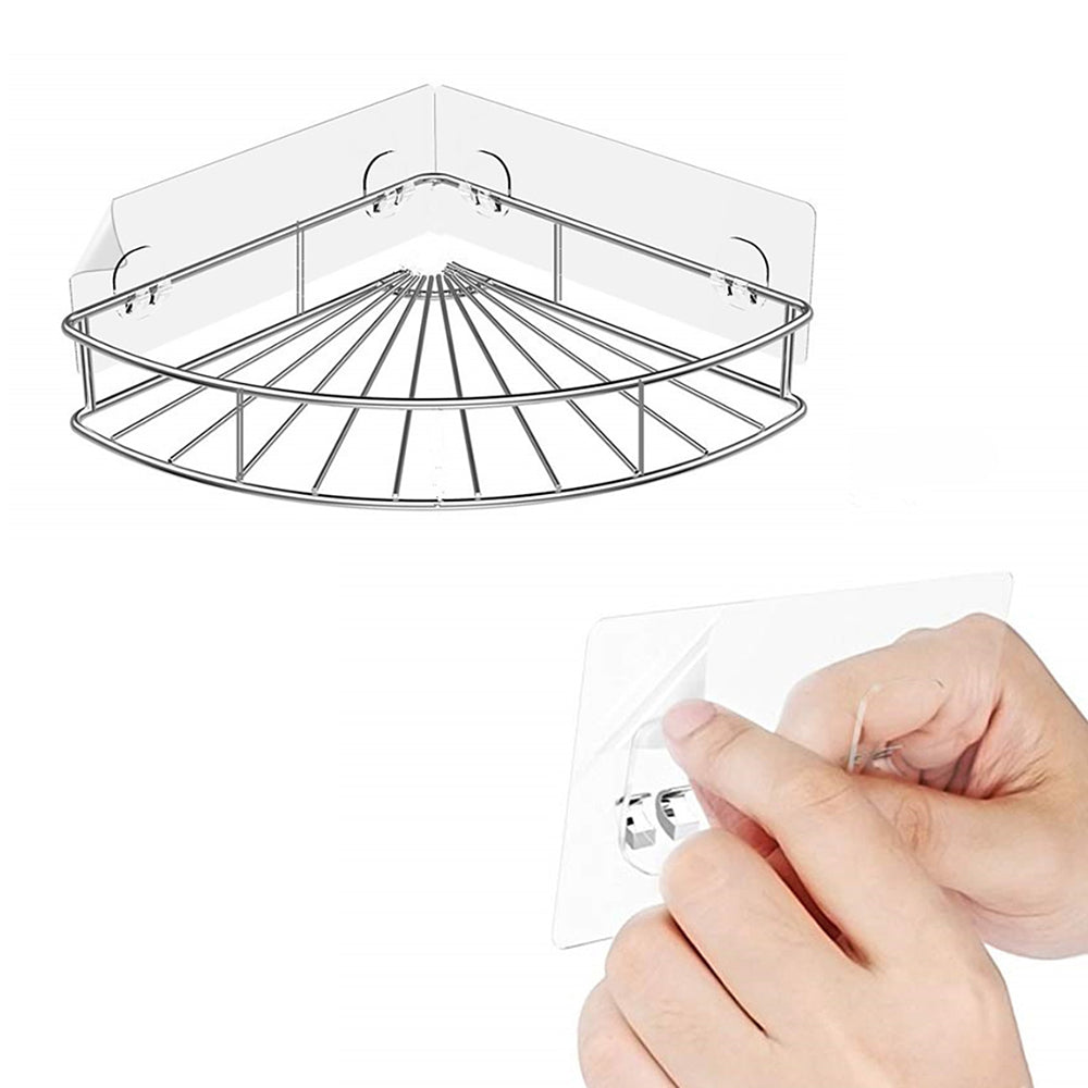 Bathroom Adhesive Shower Shelf Organizer Storage