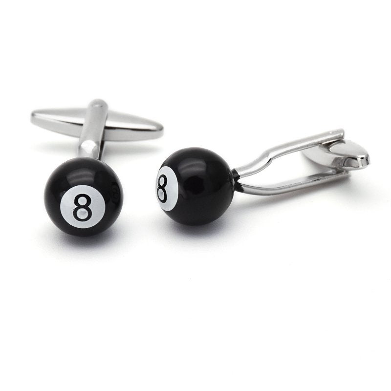 Black 8 Cufflinks