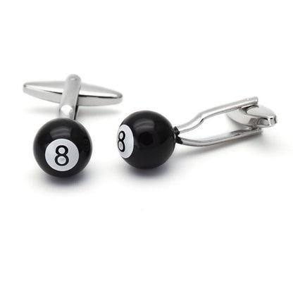 Black 8 Cufflinks