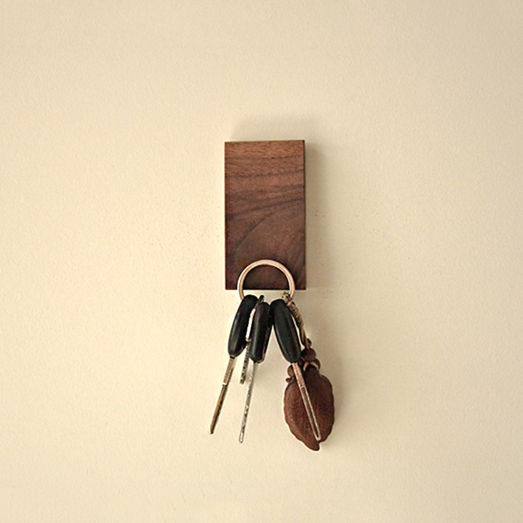 Walnut Magnet Key Holder