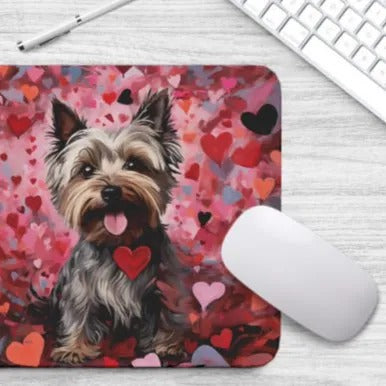 Sweetheart Dog Yorkshire Terrier  Non-Slip Rubber Mousepad