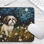 Starry Night Dog Shih-Tzu Non-Slip Computer Mousepad