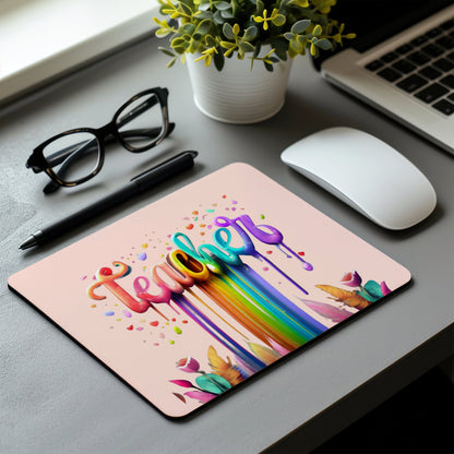 School Teacher Non-Slip Computer Mousepad Mouse Pad