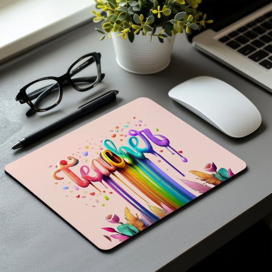 School Teacher Non-Slip Computer Mousepad Mouse Pad