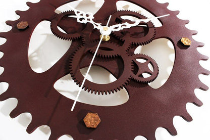 Continental Retro Gear Wall Clock