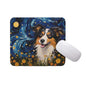 Starry Night Dog Australian Shepherd Non-Slip Mousepad