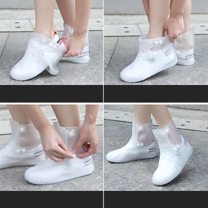 Slip On Transparent Rain Boots