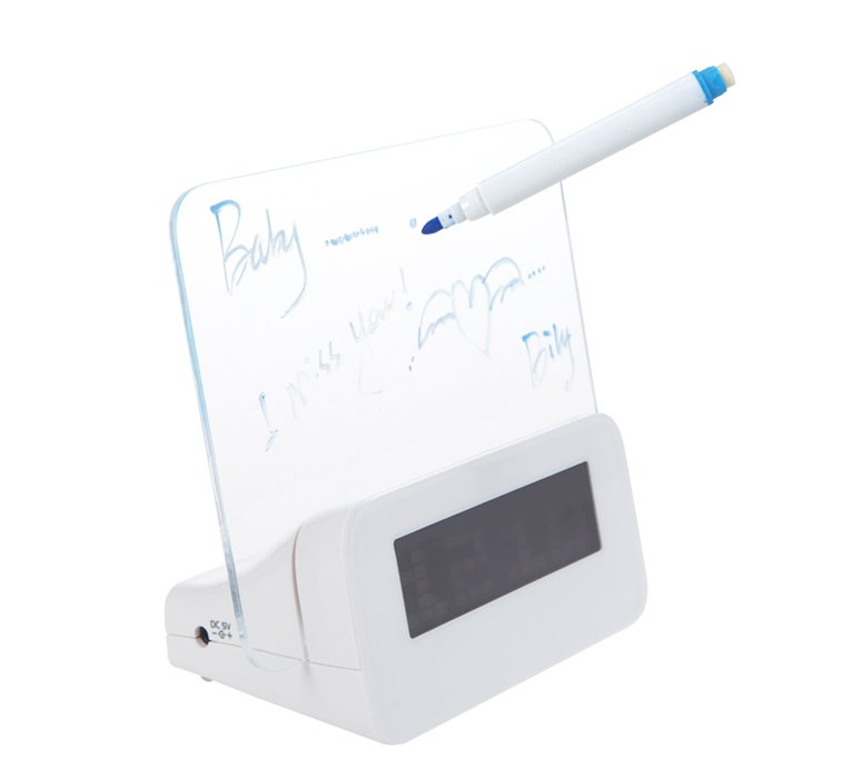 Glowing Memo Alarm Clock