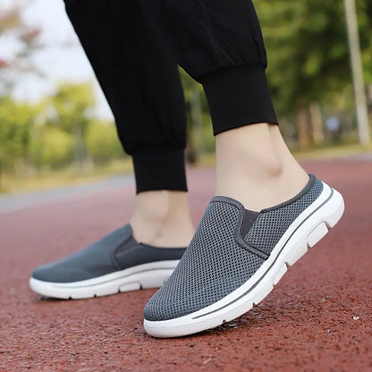 Men Slip-on Mules House Slippers Lightweight Breathable Mesh