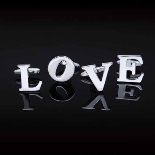 LOVE Alphabets Cufflinks