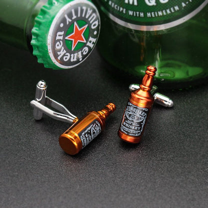 Whisky Bottle Cufflinks