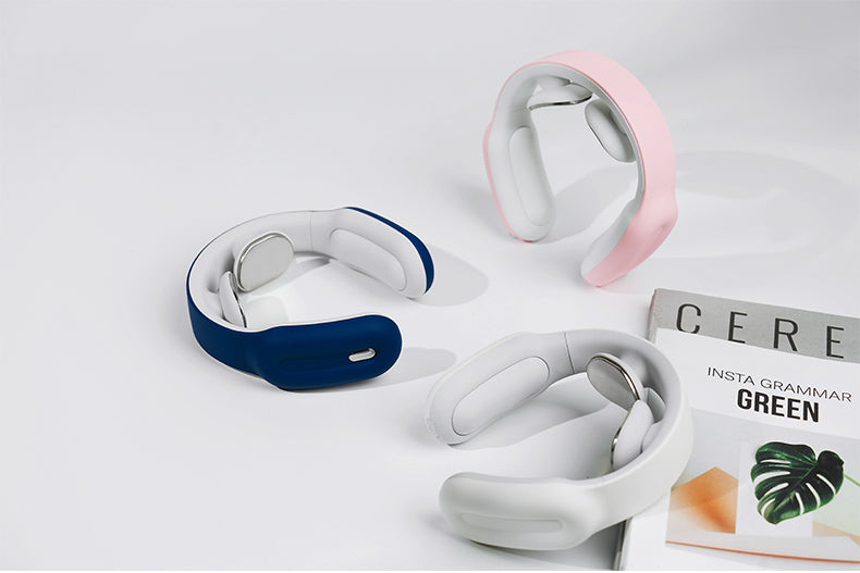 Smart Electric Neck and Shoulder Massager -Blue