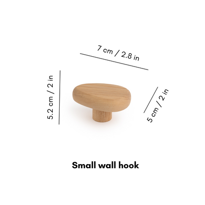 Wooden wall hook DROP