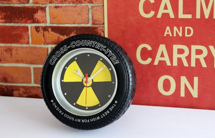 Creative Biochemical Crisis Tire Wall Clock