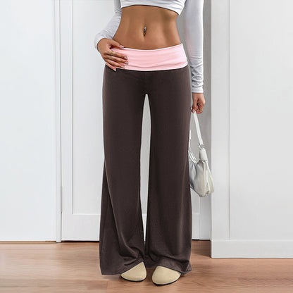 Women's Low Waist Casual Sports Pants