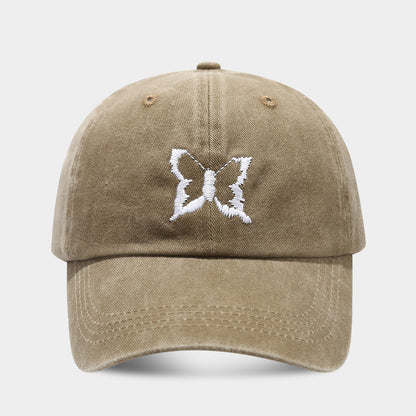 Butterfly Embroidered Sun Hat