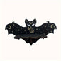 1pc Rustic Wooden Bat Crystal Floating Shelf - Wall Hanging Decorative
